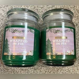 Two New Fir Scented Candles